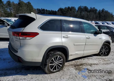 2018 Toyota Highlander Hybrid z USA, uszkodzony, nr VIN 5TDJGRFH6JS051180